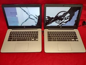 LOT of 2  - HP Chromebook TPN-Q167 (7 and 8)