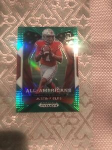 justin fields all american green prizm RC