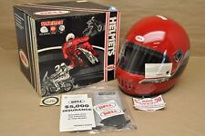 Vintage BELL Star LTD II Full Face Motorcycle Helmet 7 5/8 Red w/ Tags & Box NOS