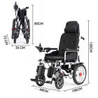 Folding Lightweight Electric Power Wheelchair Motorized Mobility Aid Wheelchaiua