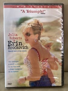 Erin Brockovich DVD 2000 Widescreen New /Sealed Julia Roberts 5.1 Surround Sound