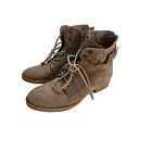 G BY GUESS Low Heel Lace Up Booties Brown Size 9M