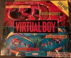 Nintendo Virtual Boy Video Game Console +Tennis and Warioland Games 