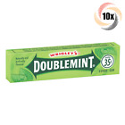 10x Packs Wrigley's Doublemint Flavor Chewing Gum ( 5 Sticks Per Pack )