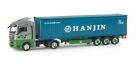 HERPA - Truck Ring Container And Container Ekb / Hanjin - Man Tgx Xlx 4x2 - 1