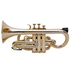 Tromba Pro Professional Plastic Bb Cornet, Golden