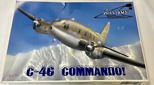 Williams Brothers C-46 Commando Airplane Model Kit 1/72 0050-72546-01 New