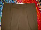 $480 Zanella TODD Flat Front 40 x 32 SUPER 140's Brown buttery soft Wool pant