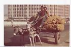 Vintage Postcard POSTED Donkey Cart - Karachi Pakistan