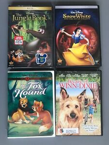 Walt Disney& 20th Century Fox DVDs Lot 4 Animated Cartoon Family Kids Children