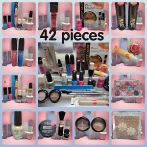 NEW Makeup / Beauty Bundle Lot ~ Mixed Cosmetic Set (42 pcs) Lips, Eyes, Cheeks