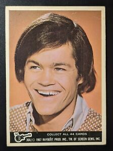 1967 Raybert Monkees Black Trading Card #36A Mickey Dolenz Great Looking Card!!!