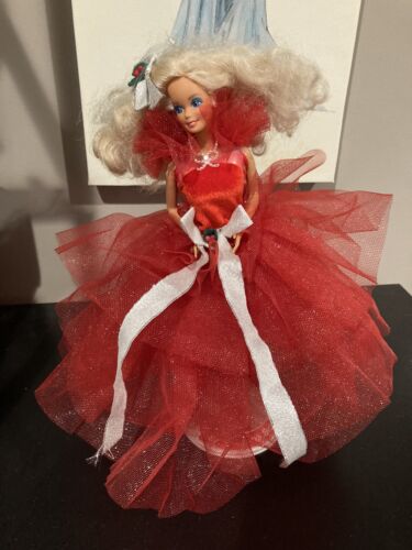 1988 Happy Holidays Barbie Doll Collector Holiday Christmas NO BOX