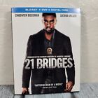 21 Bridges Blu-Ray Plus DVD Movie 2020 Wide Screen Chadwick Boseman New Sealed