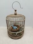 Vintage Birdcage Round  Wood Hanging, Farmhouse, Country, Decorative,  Rustic