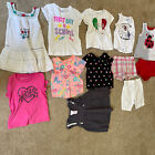 Lot 12 pc. Toddler Girls size 3T 4T Shorts T-shirts Sun Dress 1st Day