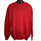 Vintage Crewneck Pullover Sweatshirt 3X Maroon Red Blank USA Made Jerzees