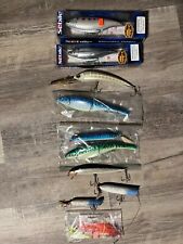 Fishing Bait Saltwater Lures a Mixed Lot of (10) pieces.