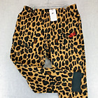 Nike Men's Leopard Print Tapered Club Fleece Jogger Pants Large FB9046-722 NEW