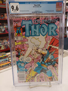 THOR #339 Newsstand (Marvel, 1984) CGC Graded 9.6 ~ Beta Ray Bill ~ WHITE Pages