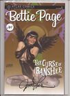 BETTIE PAGE AND THE CURSE OF THE BANSHEE #1 - VARIANT SIGNED BY LINSNER W/COA