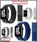 Nylon Strap Band For Apple Watch Series 38/40/41/44/45mm 7 6 5 4 3 SE Luxury New