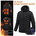 Unisex USB Heated Jacket Winter Casual Warm Heating Warmer Hooded Coat Thermal〕