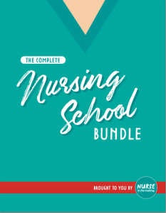 New Listingthe complete nursing school bundle 2024 e-book