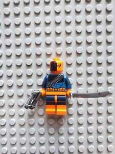 Lego Deathstroke Minifigure Batman Superheroes Harbor Pursuit 76034 sh194 Weapon