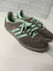 Adidas Originals Samba Iron/Clear Mint Suede Sneakers G22489 Women's Size 7