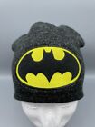 DC Comics Batman Classic Embroidered Logo Dark Gray Beanie Hat Cap Adult OSFM