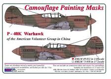 AML Models 1/48 CURTISS P-40K WARHAWK AVG IN CHINA Camouflage Paint Mask Set