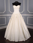 Lea-Ann Belter Willow Strapless Ballgown 100% Silk Lace Wedding Dress Gown 10
