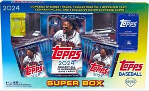 2024 Topps Baseball Series 1 SUPER Box- NEW- Sealed- FREE SHIPPING!!
