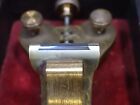 Vintage Unbranded Watchmakers Poising Watch Tool Agate Jaws + Case Needs Work