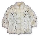 Vintage Genuine Spotted Fox Fur Coat Jacket Women’s Medium Giatas Brothers