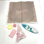 Vintage BARBIE Doll BEACH Accessories Surf board Ball Float Sand/Water Mat 1990s