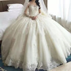 Princess Wedding Dresses Sweetheart Bow Puffy With Train Lace Tulle Ball Gown