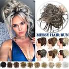 X-LARGE Messy Bun Hair Piece Scrunchie Updo Wrap Hair Extension as Human Bun US