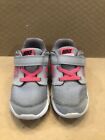 Nike Downshifter 6 Sneakers Toddler Girls size 8C Gray Pink Athletic Shoes