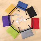 Mini Zipper Purse Canvas Coin Bag Card Holder Pouch Bag Short Wallet Hanging Bag