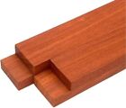African Padauk Lumber Board Cutting Board Wood Blanks 3/4” x 2” x 16” (4 Pack)