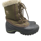 SOREL Cumberland Women Size 8.5 NL1436-969 Army Green Snow Winter Boots