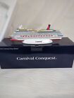 New in Box Large 10 Inch Carnival Conquest Cruise Ship official Licensed  Model