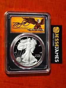 2019 W PROOF SILVER EAGLE PCGS PR70 DCAM CLEVELAND FIRST DAY ISSUE WASHINGTON DC