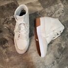 Sorel Out N About Wedge Sneaker in Sea Salt Gum Off White Gray Leather and Suede