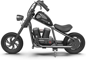 HYPER GOGO Cruiser 12 - EL-MB03A Black Electric Bike Motorcycle for Kids.
