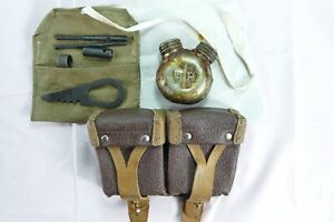 Original Soviet Russian Mosin Nagant Accessory Kit Ammo Pouch, Oiler & Tools NOS
