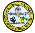 US Air Force Patch: 22nd Air Refueling Squadron, Heavy; Hollywood Tankers KC-135