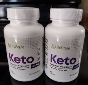 Lifestyle Keto Diet Pills Weight Loss Fat Burn Appetite Suppressant Lot of 2